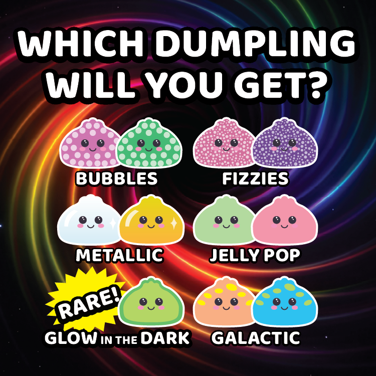 Fun Doh Mystery Dumpling Squishy Toy | 12-Piece Display