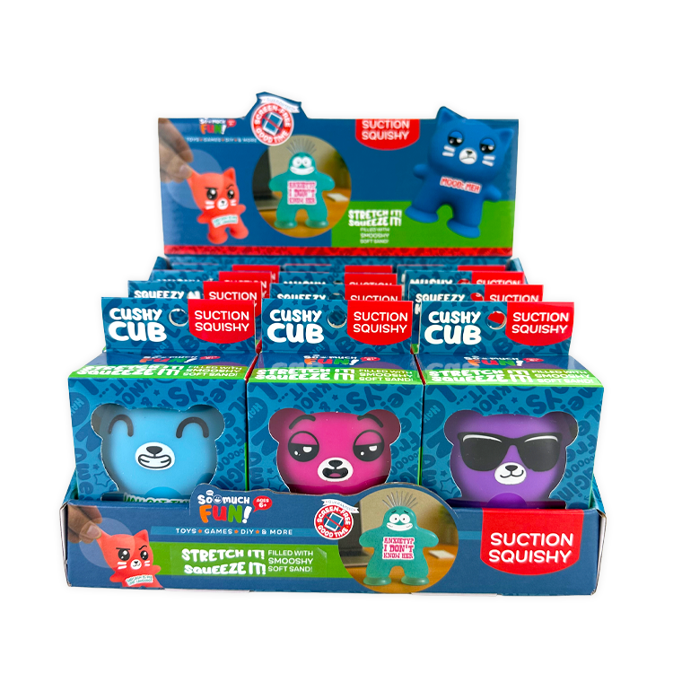 So Much Fun! Suction Cup Squishy Pals Boxed - 12/Display