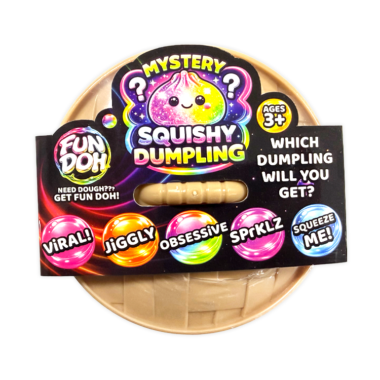Fun Doh Mystery Dumpling Squishy Toy | 12-Piece Display