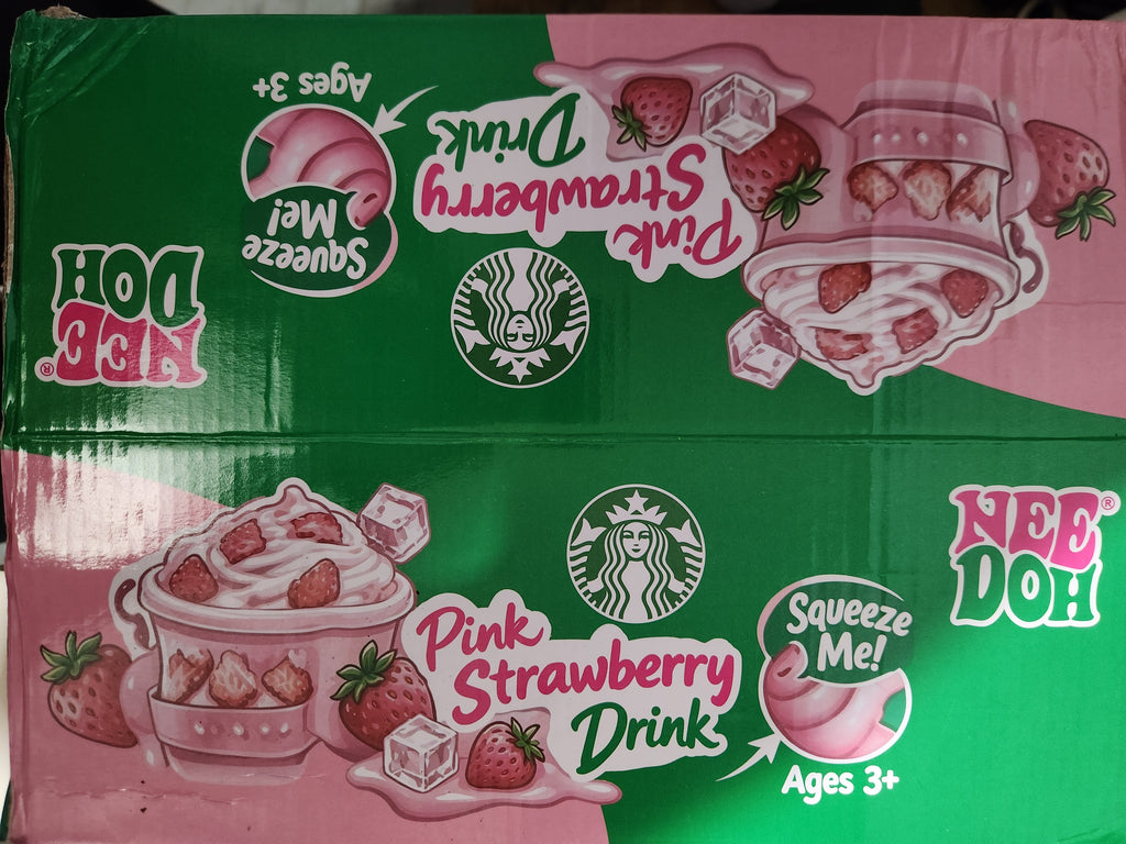 Giant Starbucks bottles sugar squish needoh